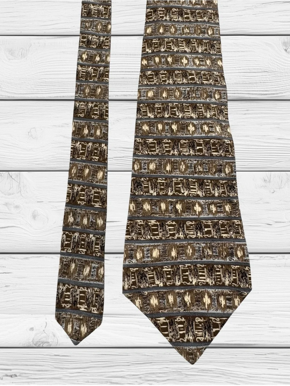 Vintage Zylos George Machado 100% Silk Tie